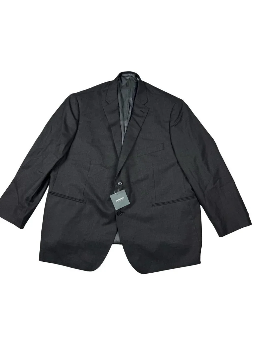 NEW IndoChino Custom Bespoke Men's 100% Wool 2-Button Blazer Gray • 50R